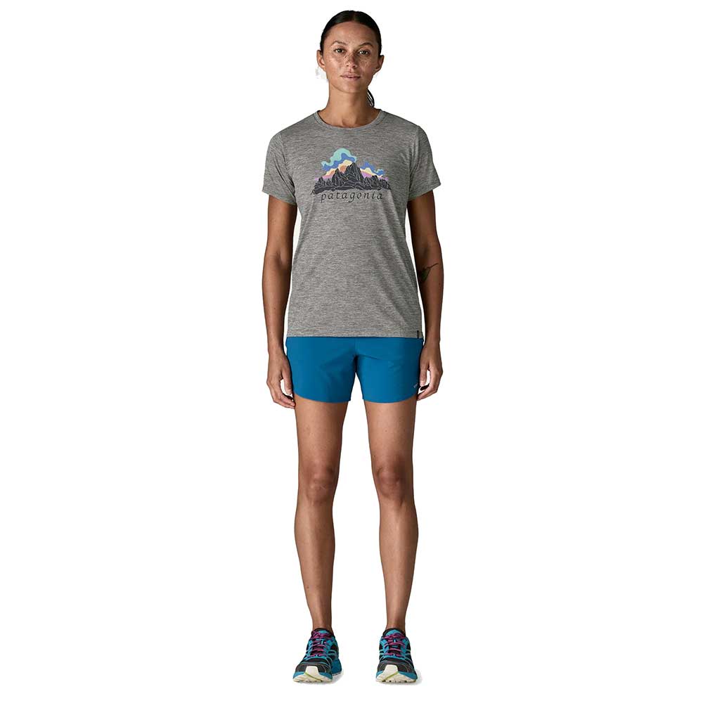 Women's Capilene Cool Daily Shirt - Fitz Roy Nimbus/Feather Grey