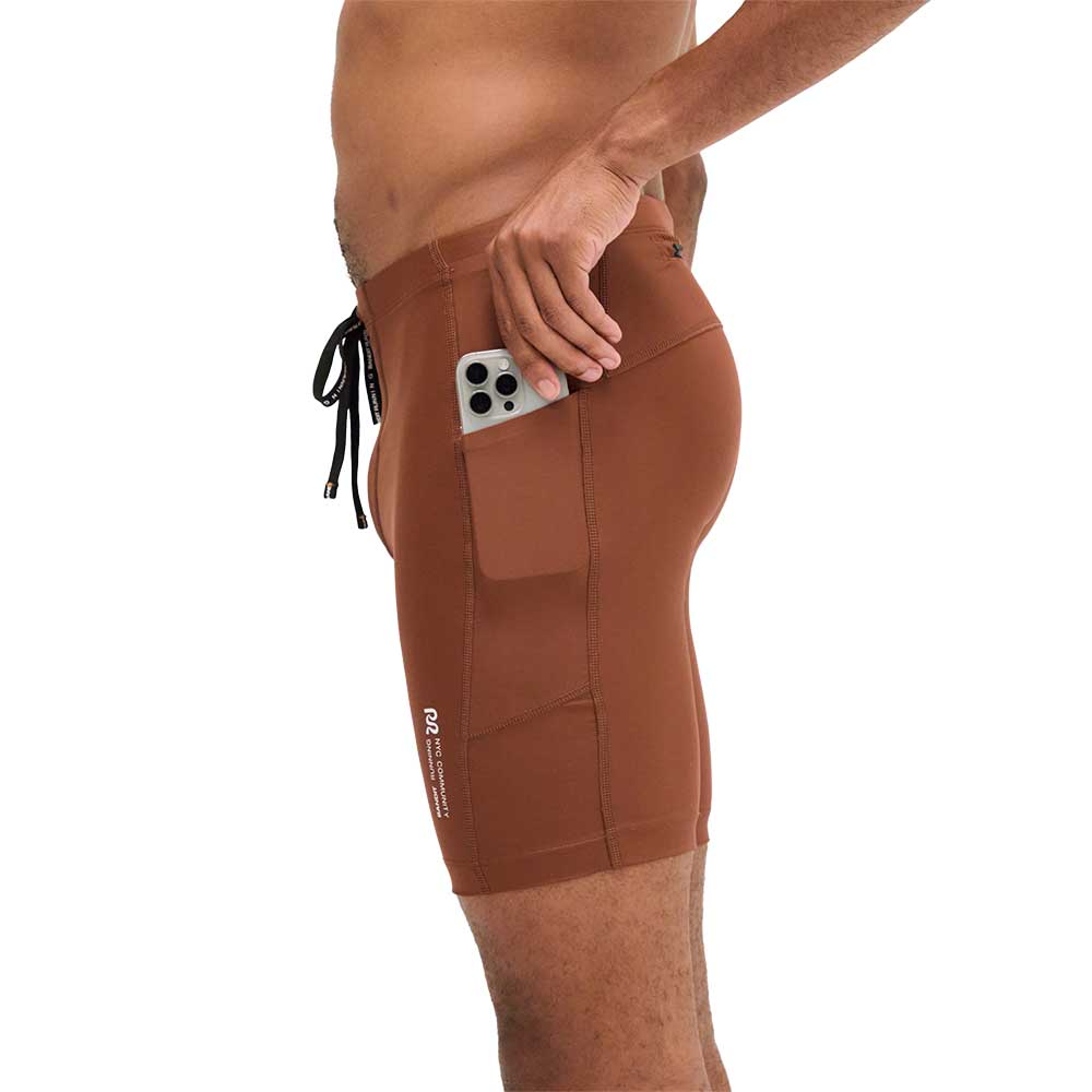 Men's Superbeam Next Gen 7 Pocket Half Tights - Coffee Bean