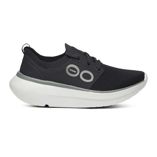 Men's OOmy Stride Recovery Shoe - White/Black - Regular (D)