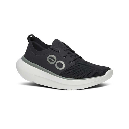 Men's OOmy Stride Recovery Shoe - White/Black - Regular (D)