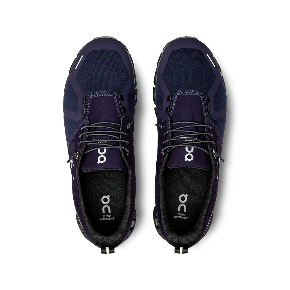 Men's Cloud 5 Waterproof Running Shoe - Midnight/Magnet - Regular (D)