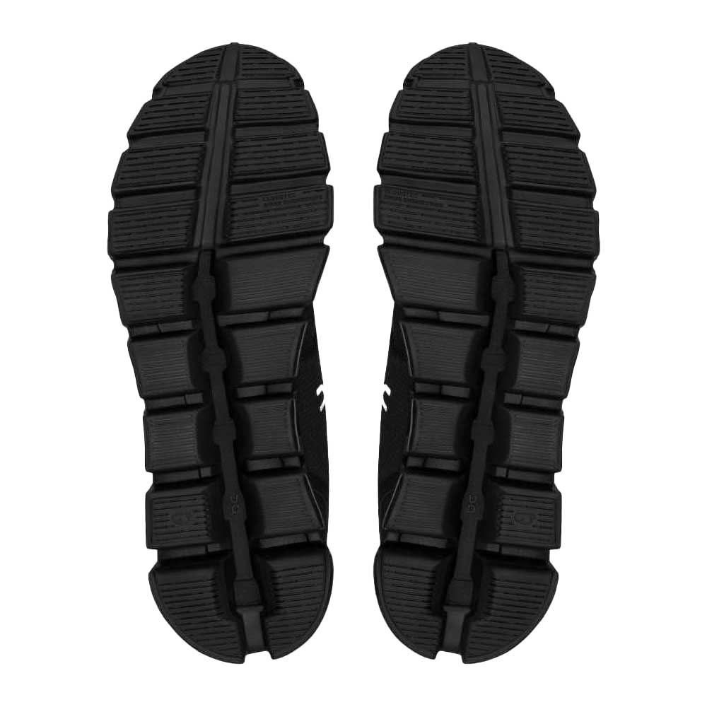 Men's Cloud 5 Waterproof Running Shoe- All Black- Regular (D)