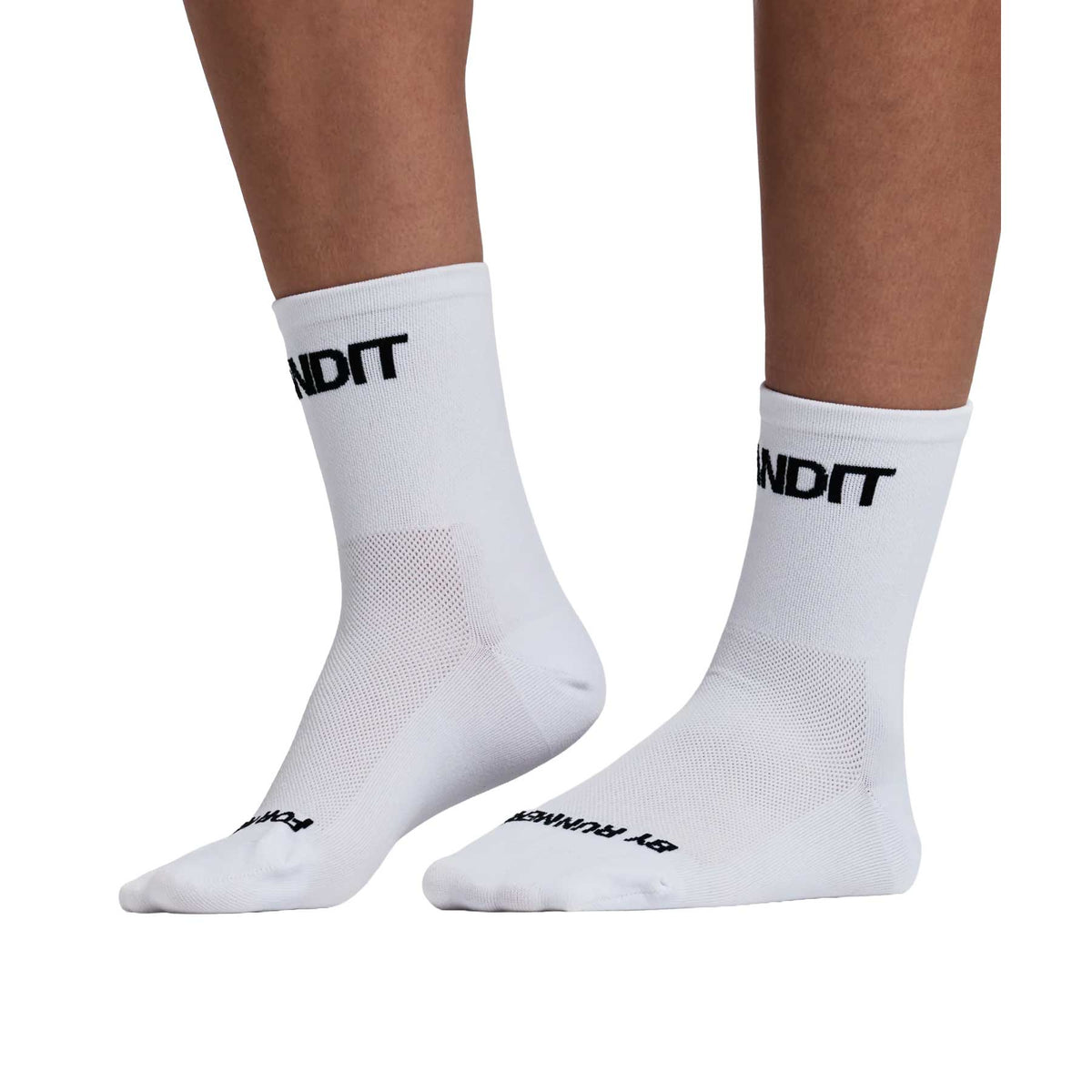 Lite Run Socks w/Coolmax 2 Pack - White/Black