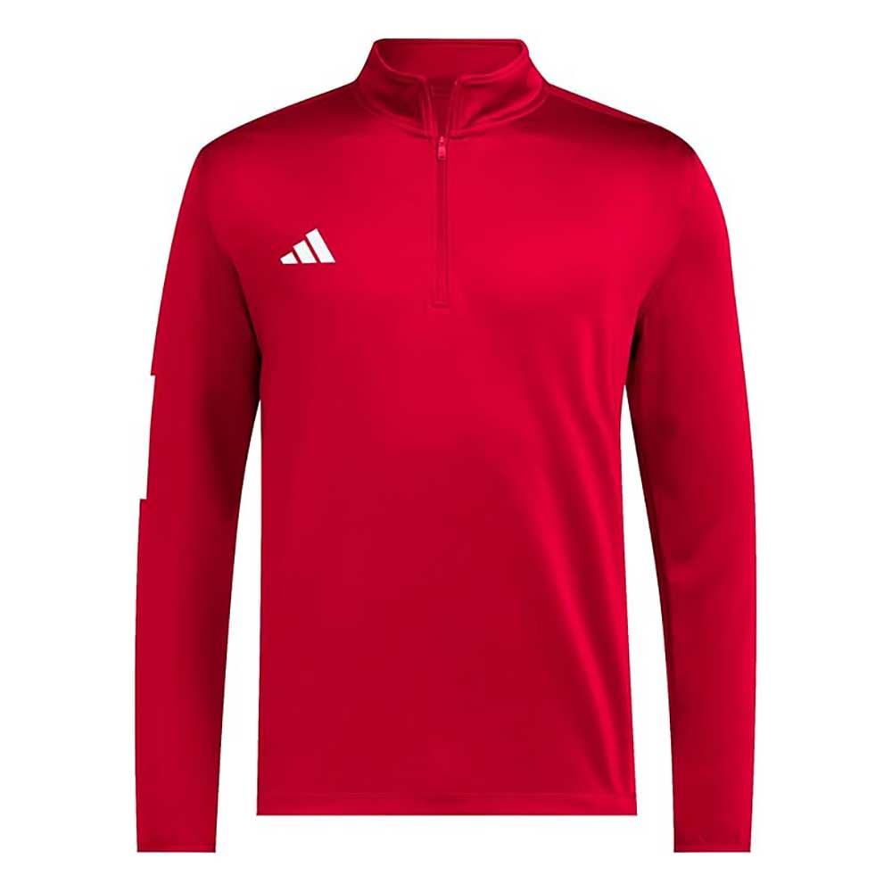 Men's 1/2 Zip Pullover - Team Power Red/White