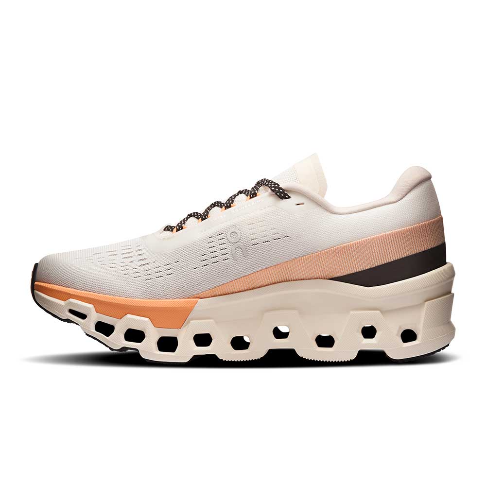 Women's Cloudmonster 2 Running Shoe - Ivory/Tangerine - Regular (B)