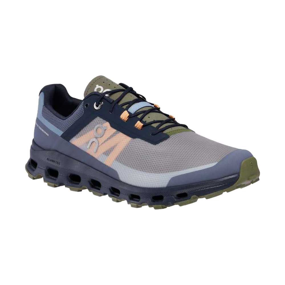 Men's Cloudvista Trail Running Shoe- Midnight/Olive- Regular (D)