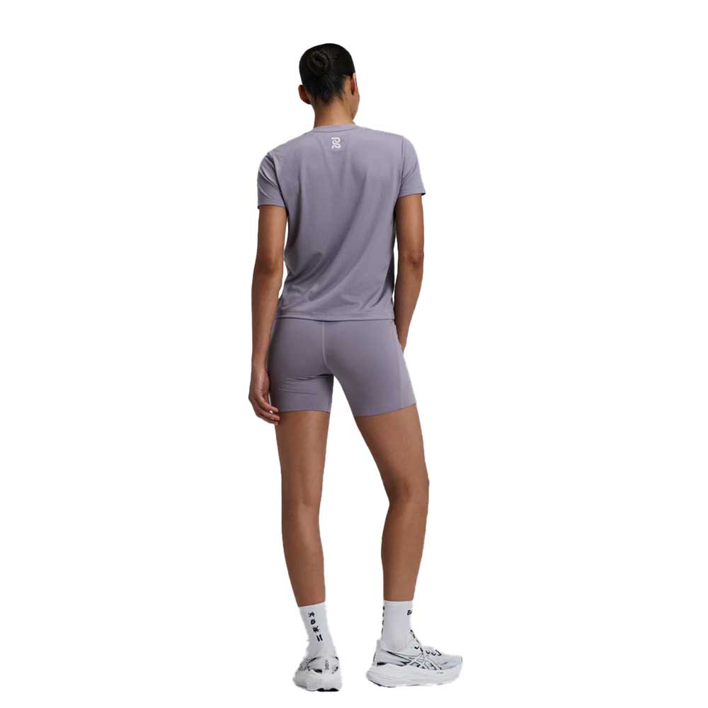 Women's Micromesh Short Sleeve Relaxed Tee - Violet Fog