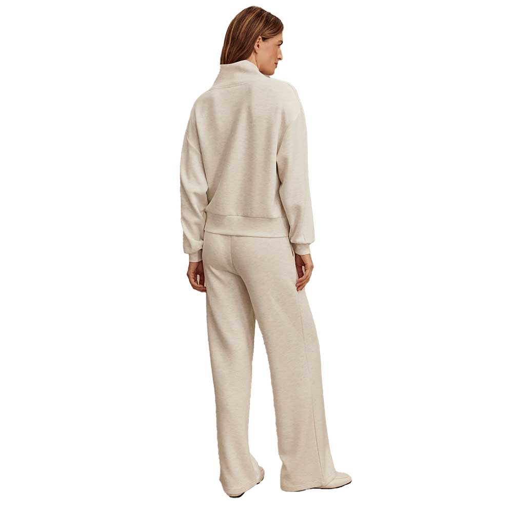 Women's Wide Leg Pant 30" - Ivory Marl
