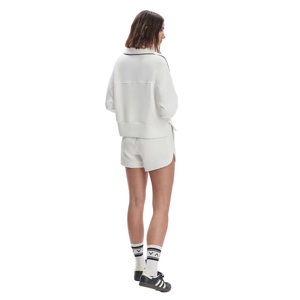 Women's Davenport 1/2 Zip Sweat - White