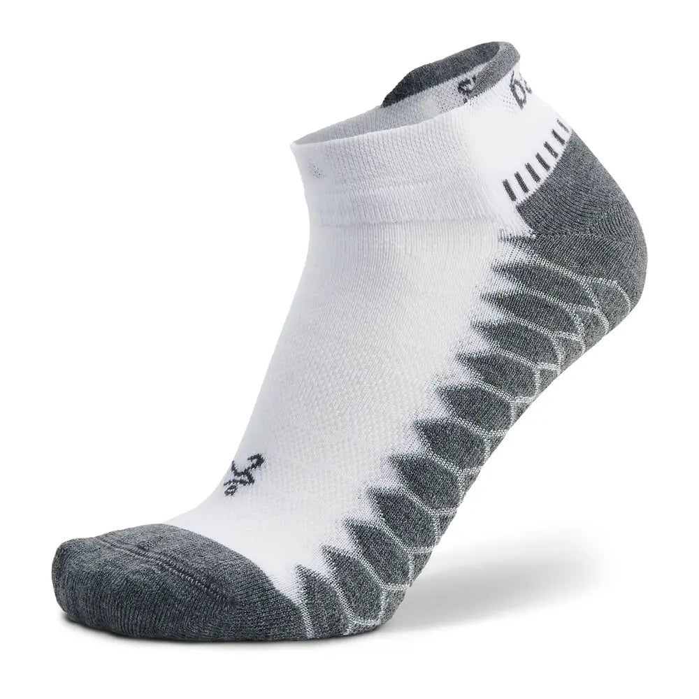 Silver No Show Tab White S25