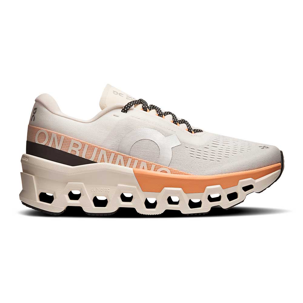 Women's Cloudmonster 2 Running Shoe - Ivory/Tangerine - Regular (B)