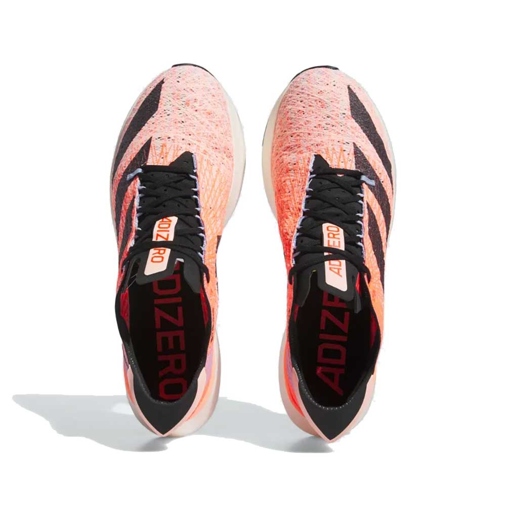 Men's Adizero Prime X Strung Running Shoe - Solar Red/Ftwr White/Blue Dawn - Regular (D)