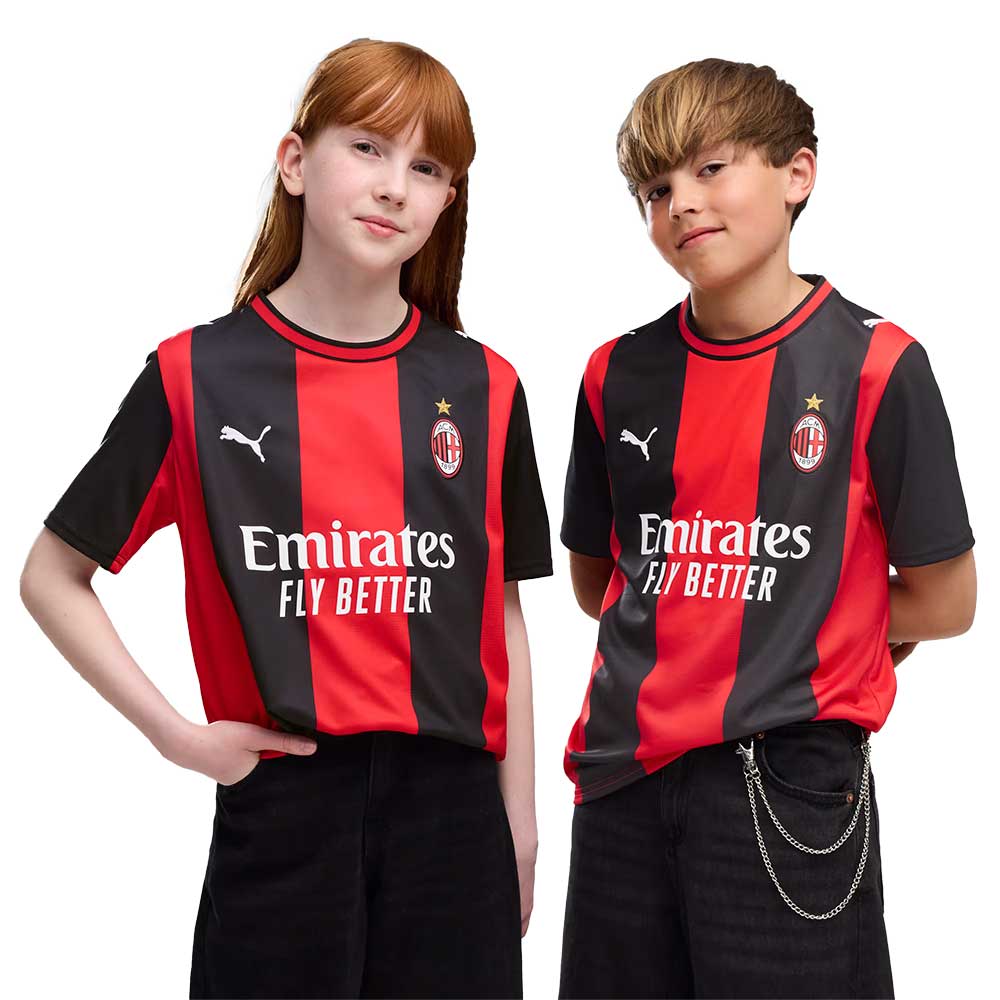JR ACM Home Jersey Replica - Puma Black/For All Time Red
