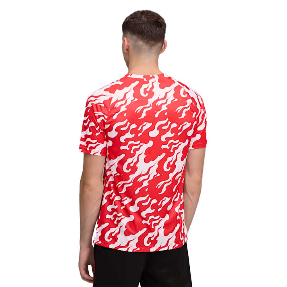 Men's AC Milan Warm Jersey - Puma White/For All Time Red
