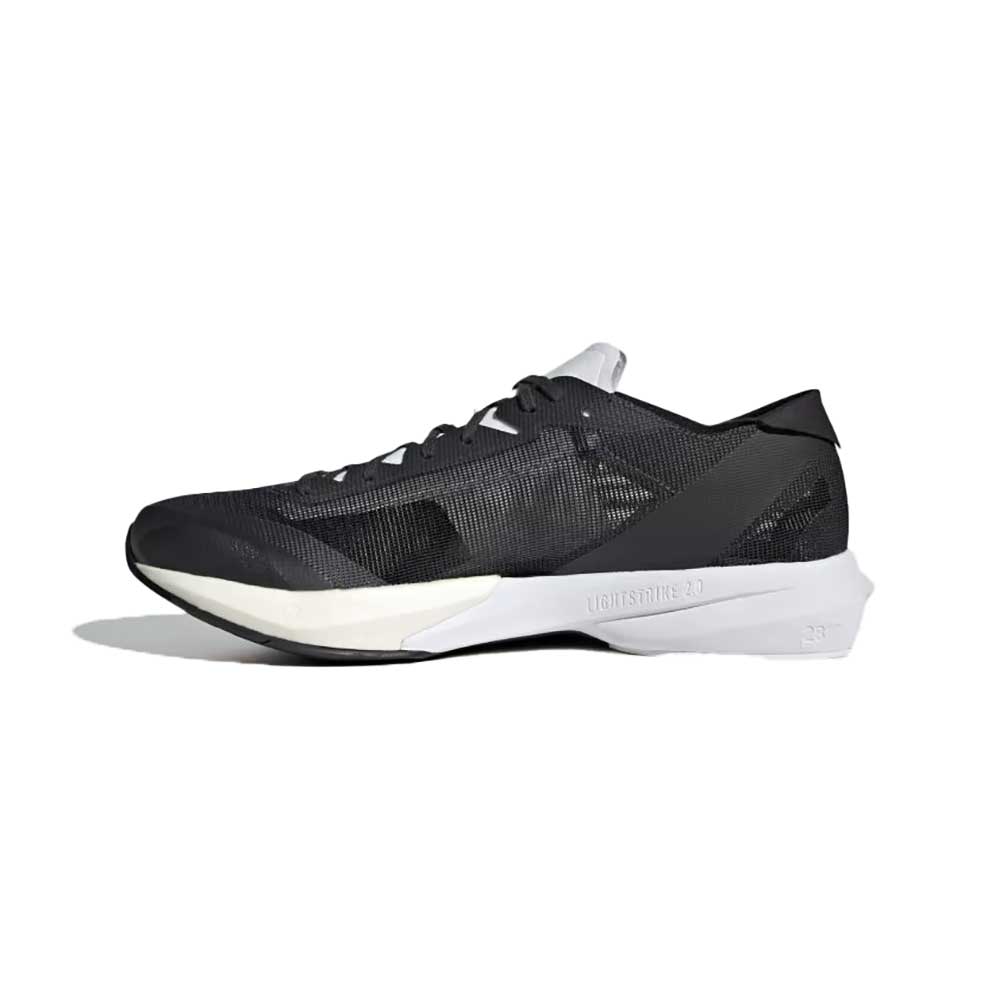 Men's Adizero Adios 8 Running Shoe - Carbon/FTW White/Cblack - Regular (D)