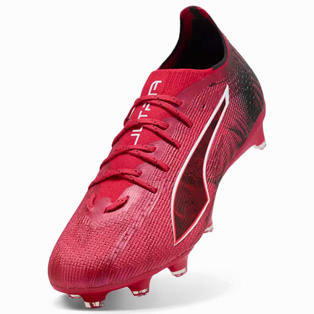 Men's Ultra 6 Pro CP FG/AG Soccer Cleat - Puma Black/Fast Red/Fire Orchid - Regular (D)