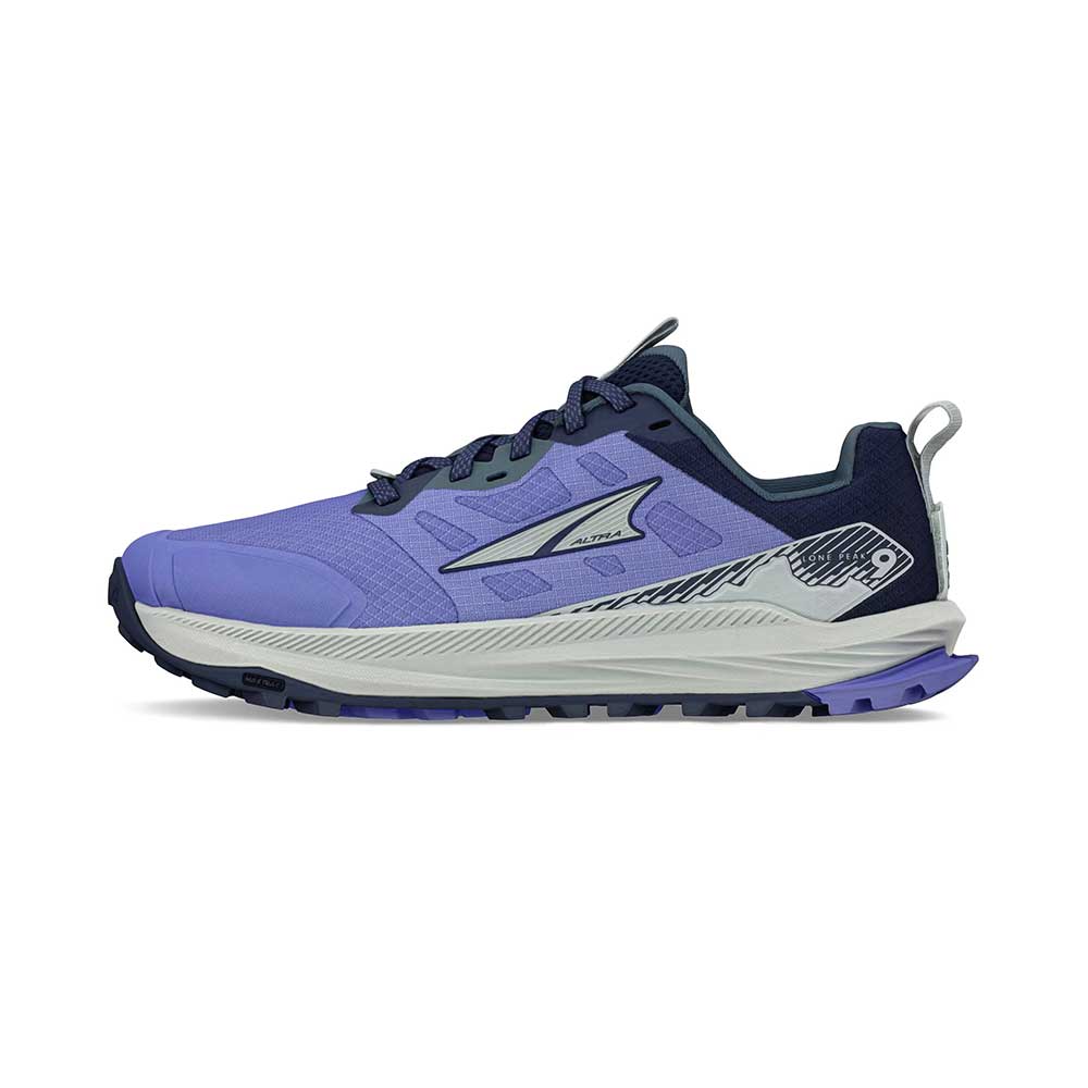Women's Lone Peak 9 Trail Running Shoe - Dark Blue - Regular (B)