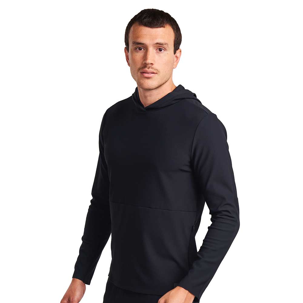 Men's Altrn Rib Hoodie - Black