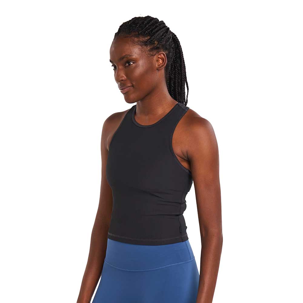 Women's Alrn Rib Crop Tank - Lava Rock