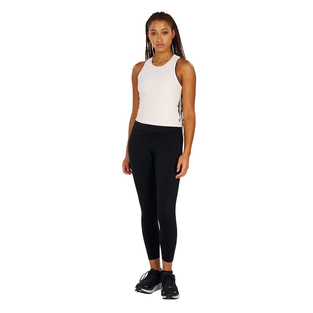Women's Alrn Rib Crop Tank - White Sand