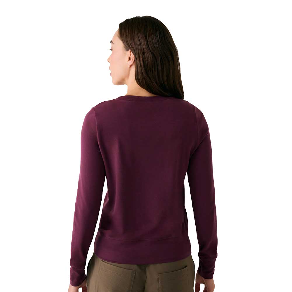 Women's Dynamic Long Sleeve - Dark Cherry
