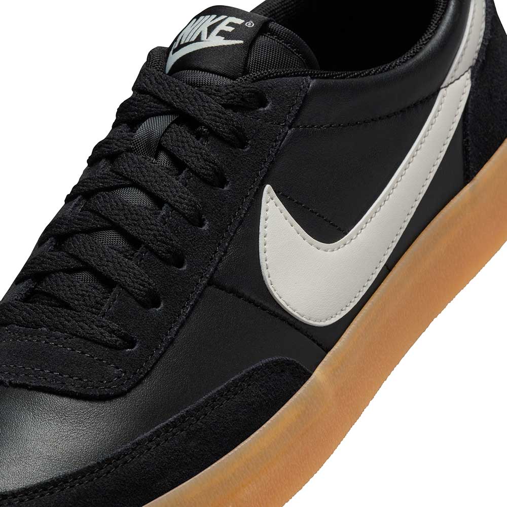 Men's Killshot 2 Leather Indoor Soccer Shoe - Black/Sail/Gum Yellow - Regular (D)
