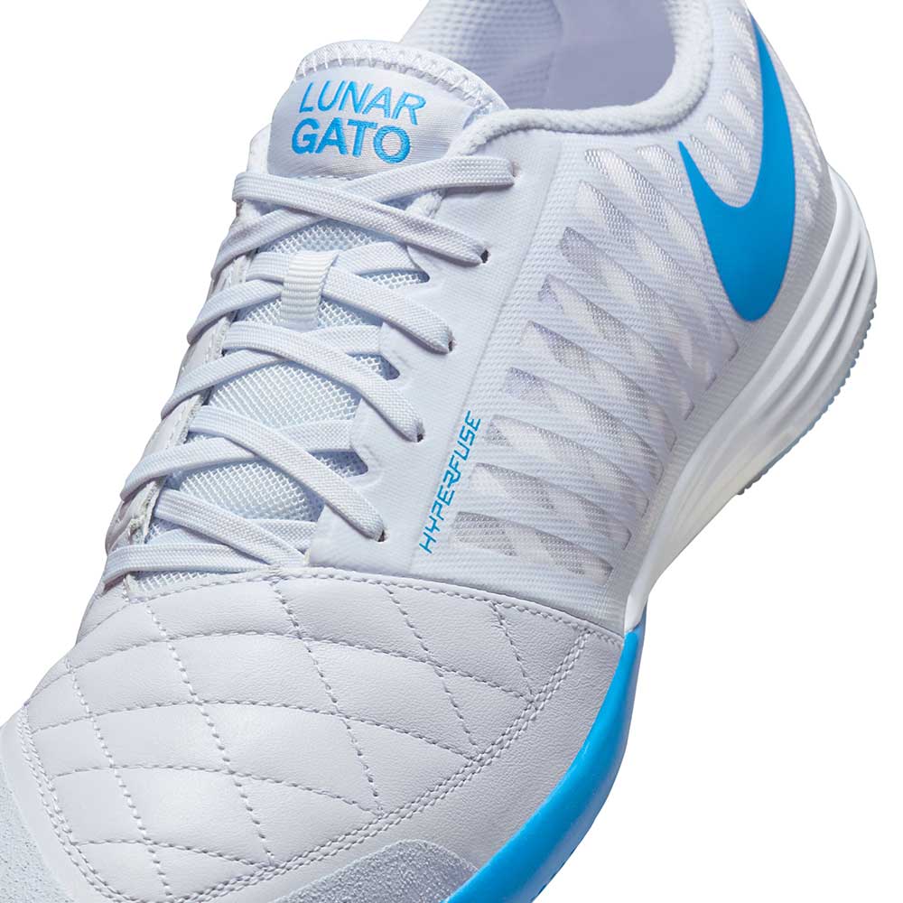 Nike Lunar Gato II IC Soccer Shoe - Football Grey/Lt Photo Blue - Regular