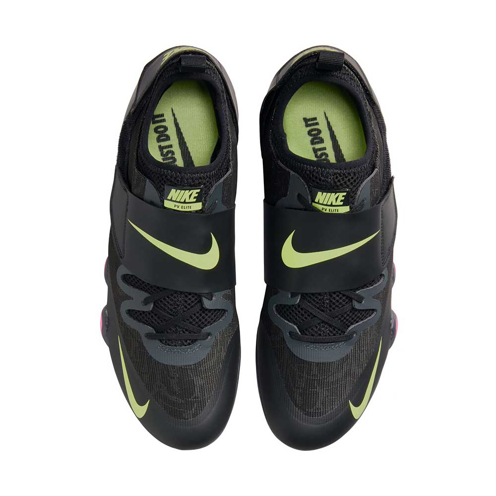 Unisex Nike Pole Vault Elite - Anthracite/Black/Light Lemon Twist/Fierce Pink- Regular (D)