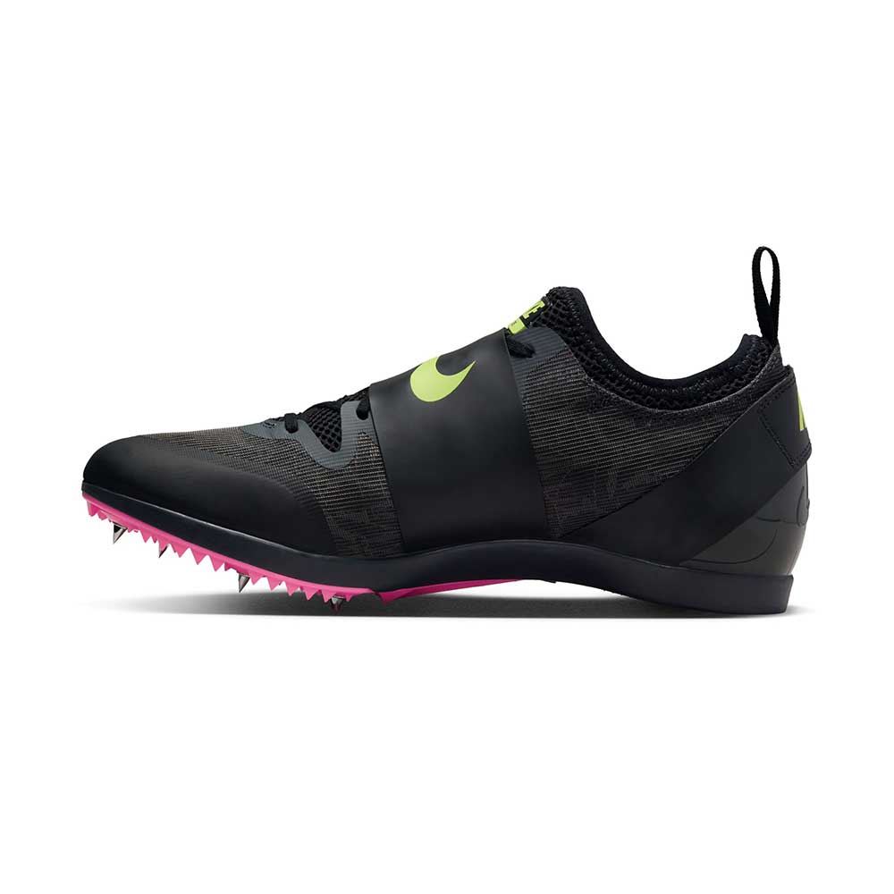 Unisex Nike Pole Vault Elite - Anthracite/Black/Light Lemon Twist/Fierce Pink- Regular (D)