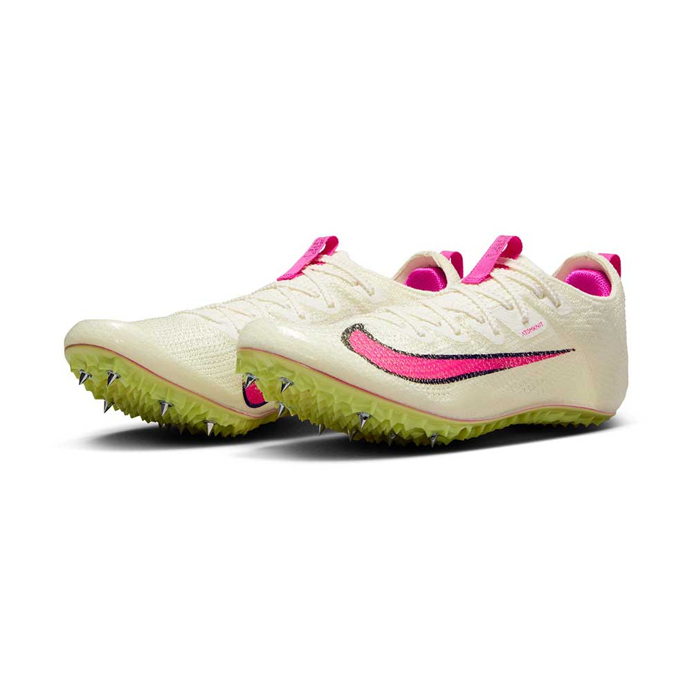 Unisex Zoom Superfly Elite 2 Track Spike - Sail/Fierce Pink/LT Lemon Twist/Black - Regular (D)