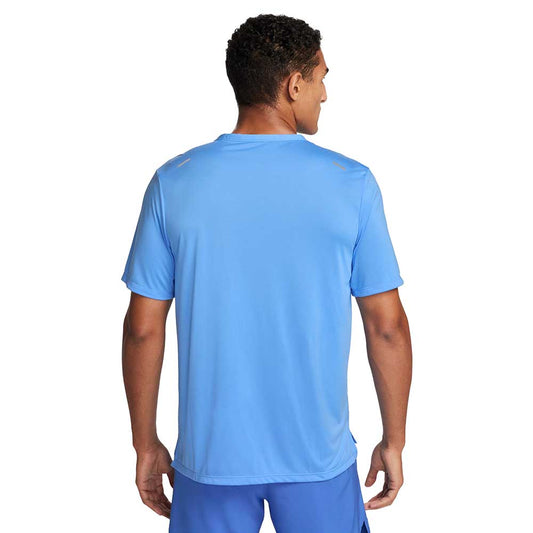 Men's Nike Dri-FIT Rise 365 Short Sleeve  Top - University Blue