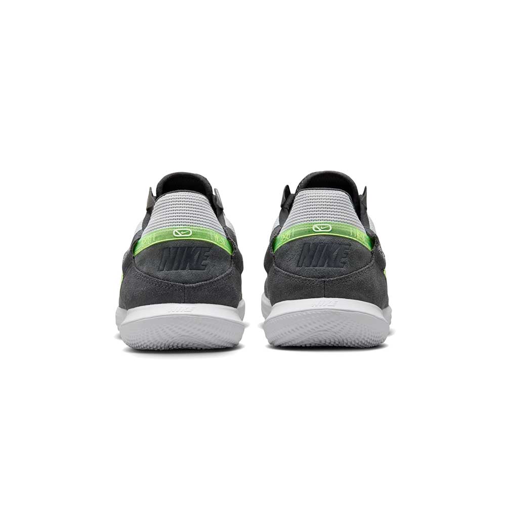 Men's Nike Streetgato Soccer Shoe - Black/Volt - Regular (D)