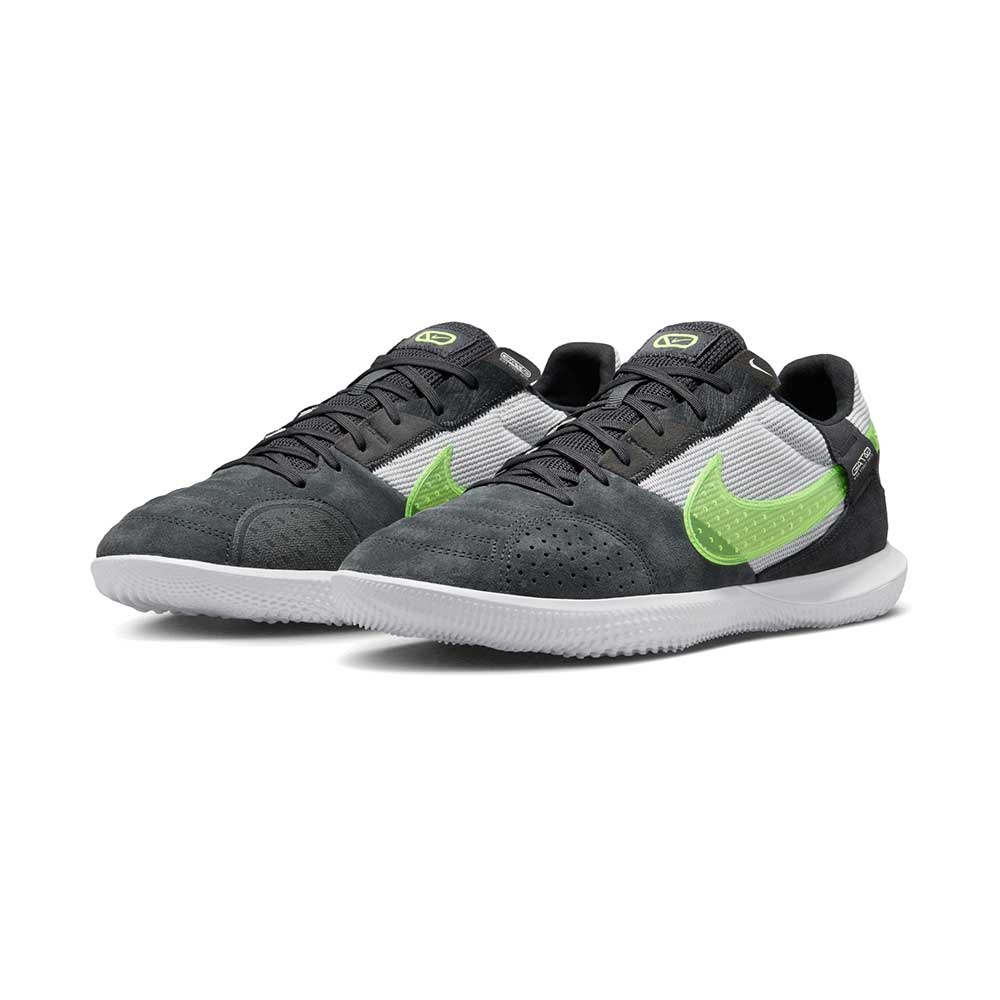 Men's Nike Streetgato Soccer Shoe - Black/Volt - Regular (D)