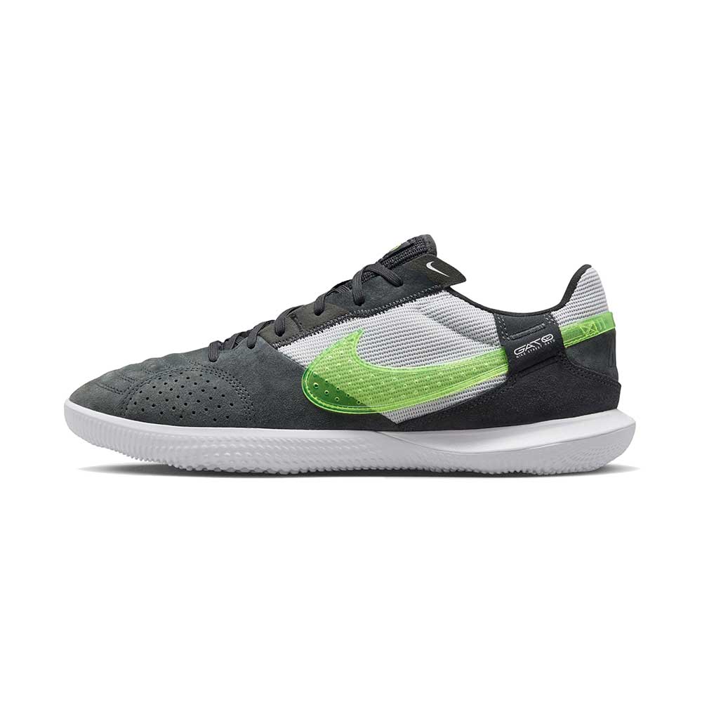 Men's Nike Streetgato Soccer Shoe - Black/Volt - Regular (D)