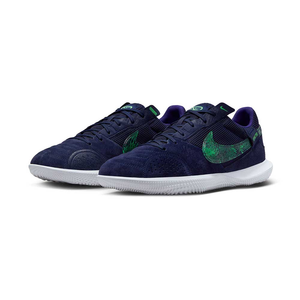 Unisex Nike Streetgato IC Soccer Shoes - Blackened Blue/Blackened Blue/Court Purple/Blackened Blue - Regular (D)