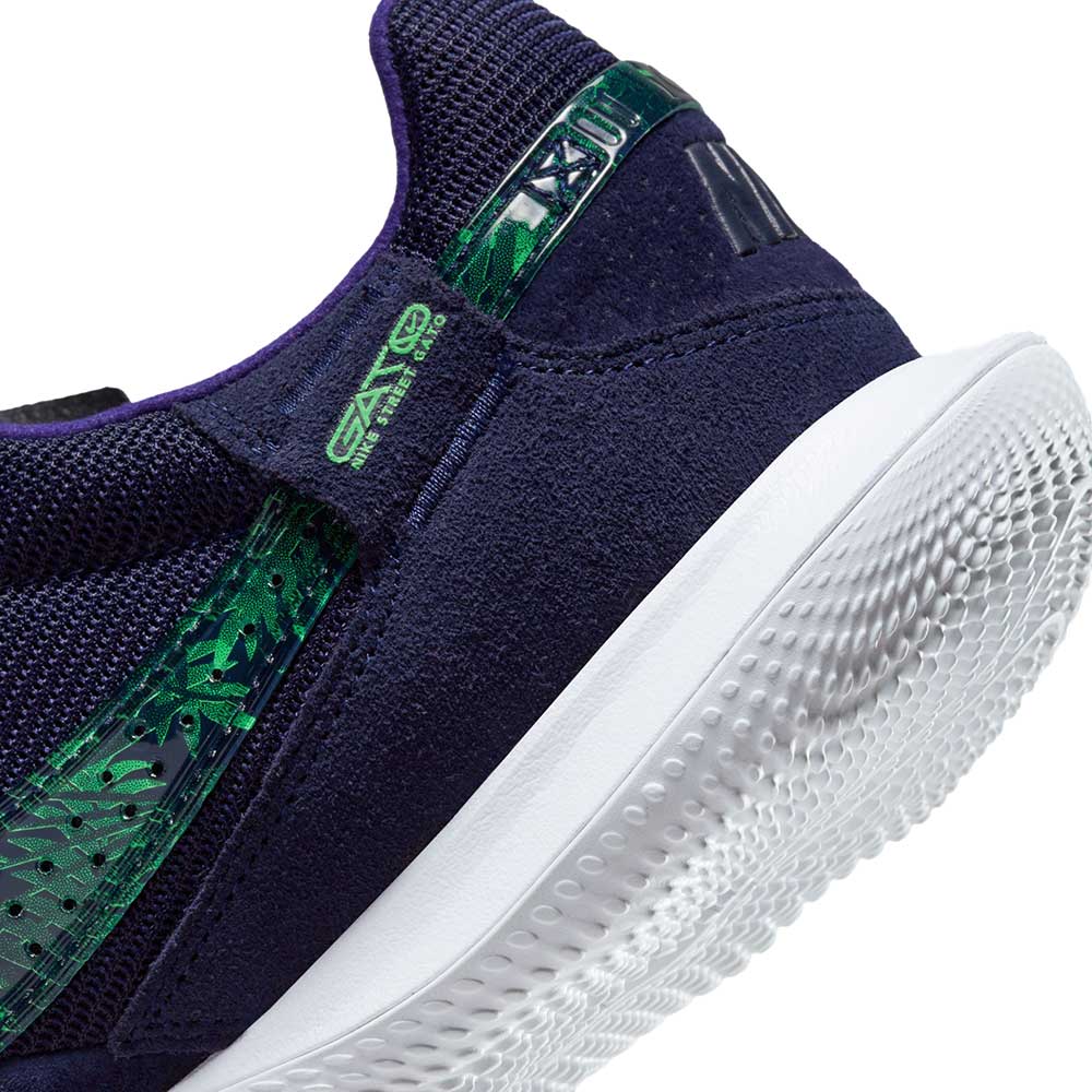 Unisex Nike Streetgato IC Soccer Shoes - Blackened Blue/Blackened Blue/Court Purple/Blackened Blue - Regular (D)