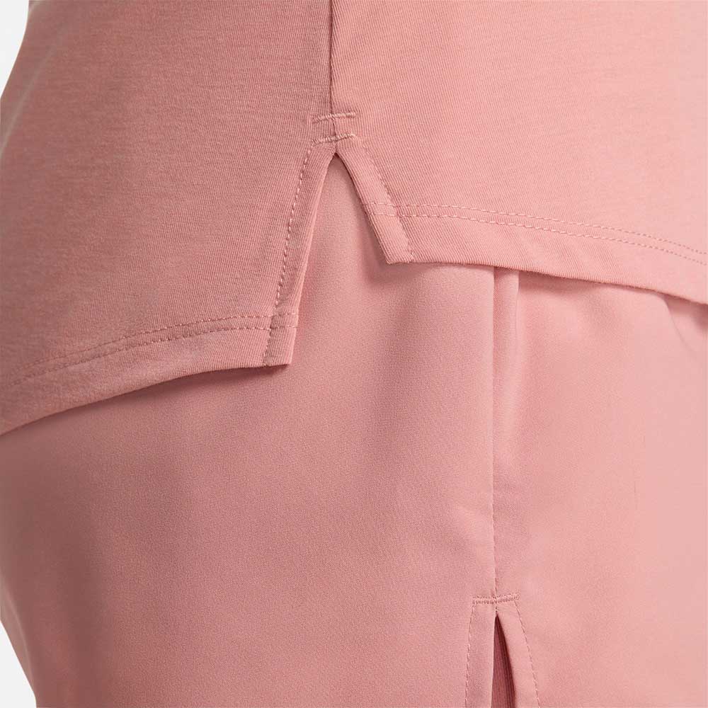 Women's Nike Dri-FIT UV One Luxe Standard Fit Short-Sleeve Top - Red Stardust