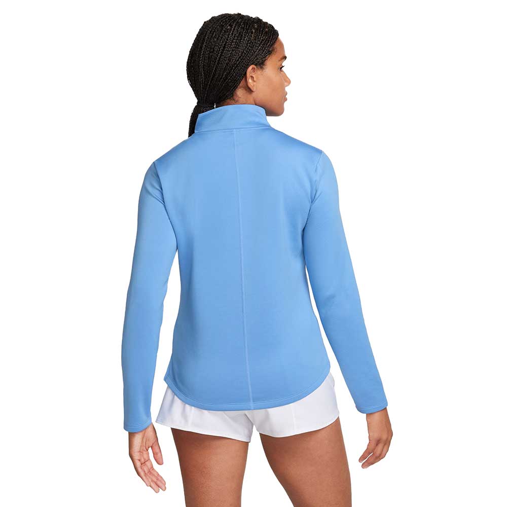Women's Nike Therma-FIT One Standard Long Sleeve Half Zip - Polar/White