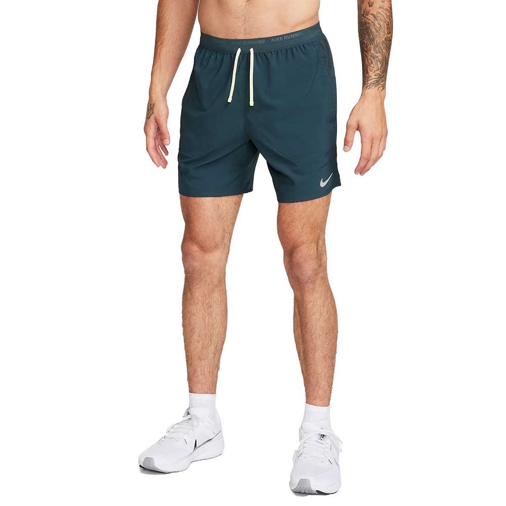 Men's Nike Stride Shorts - Deep Jungle/Luminous Green – Gazelle Sports