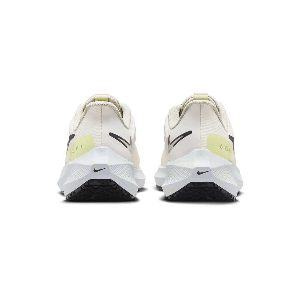 Women's Pegasus Shield Running Shoe - Pale Ivory/Neutral Olive/Luminous Green/Black - Regular (B)
