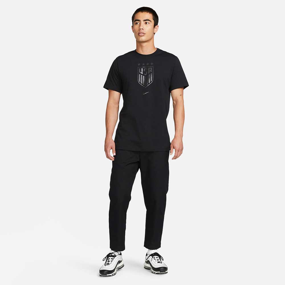 Men's USA 4 Star Crest Tee - Black