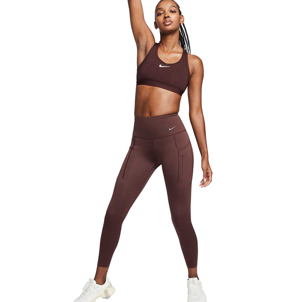 Women's Nike Dri-FIT Go High Rise 7/8 Tight - Earth