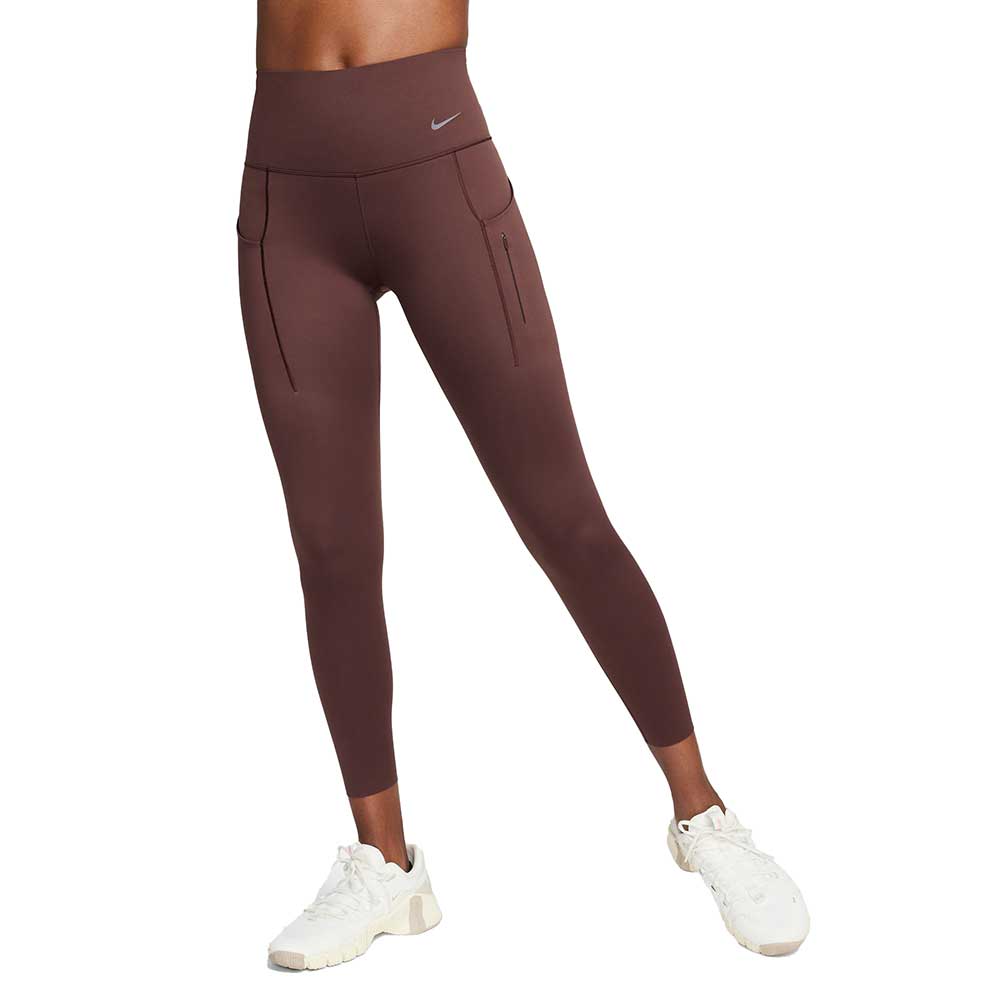 Nike Womens Nike One Dri-FIT Tights - Womens Brown/Brown Size XS