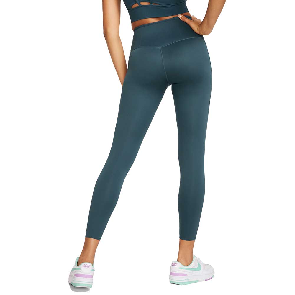 Women's Nike Dri-FIT Go High Rise 7/8 Tight - Deep Jungle/Black
