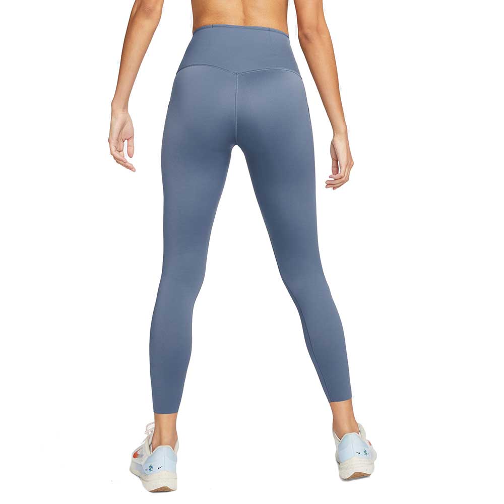 Women's Nike Go High Rise 7/8 Leggings - Diffused Blue/Black