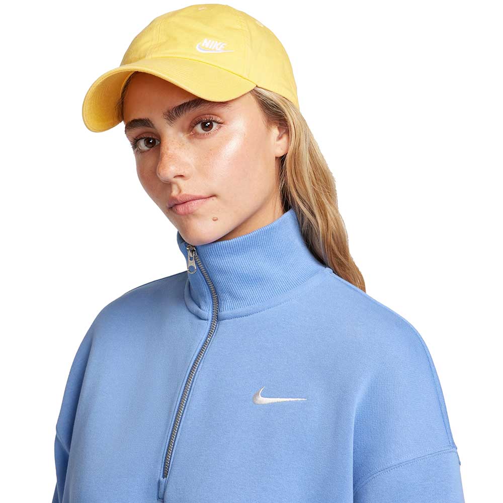 Women's Pheonix Fleece Quarter Zip Crop - Polar/Sail