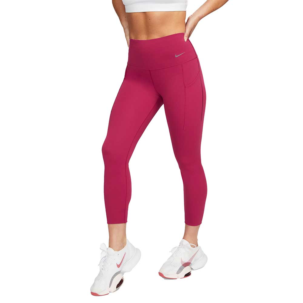Women\'s Nike Universa Leggings - Noble Red – Gazelle Sports | Stretchhosen