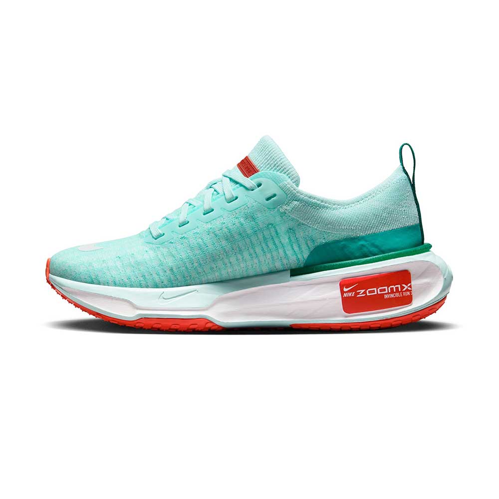 Women's Nike Invincible Run 3 Running Shoe - Jade Ice/White-Clear Jade-Malachite - Regular (B)