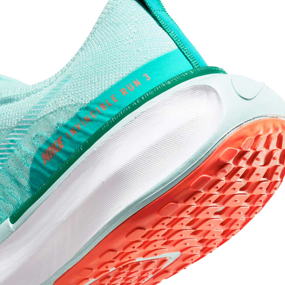 Women's Nike Invincible Run 3 Running Shoe - Jade Ice/White-Clear Jade-Malachite - Regular (B)
