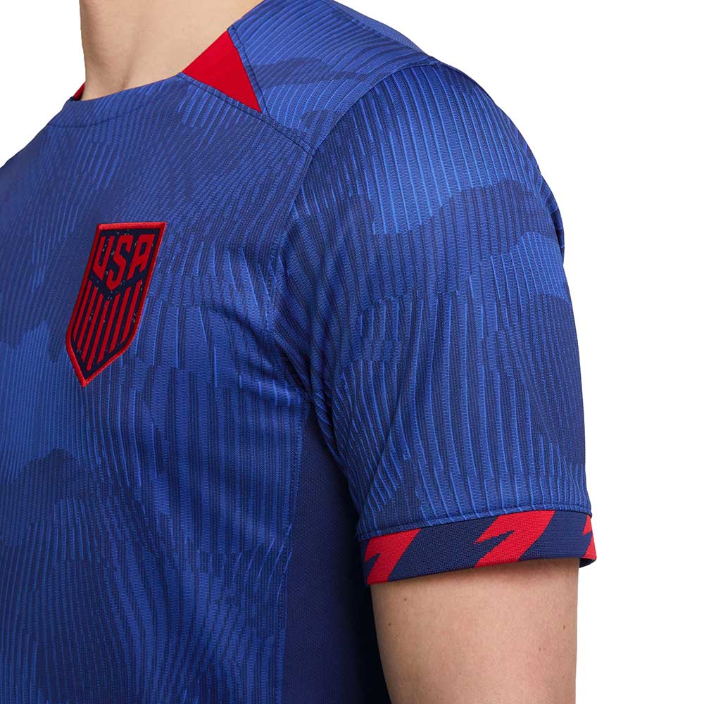 Men's USMNT 2023 Stadium Away Nike Dri-FIT Soccer Jersey - Hyper Royal/Loyal Blue/Speed Red/Speed Red